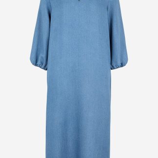 Erittäin Premium pehmeä farkkumekko kauluksella tarjous