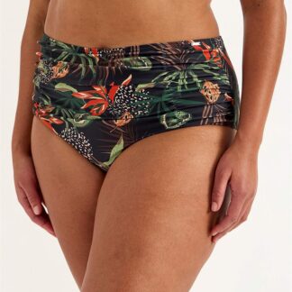 Kuvioitu bikinin alaosa korkealla vyötäröllä tarjous