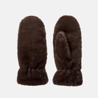 Naisten lapanen pehmeästä tekoturkiksesta tarjous