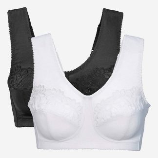 Soft-rintaliivi kirjailulla Lily 2 kpl/pakkaus tarjous