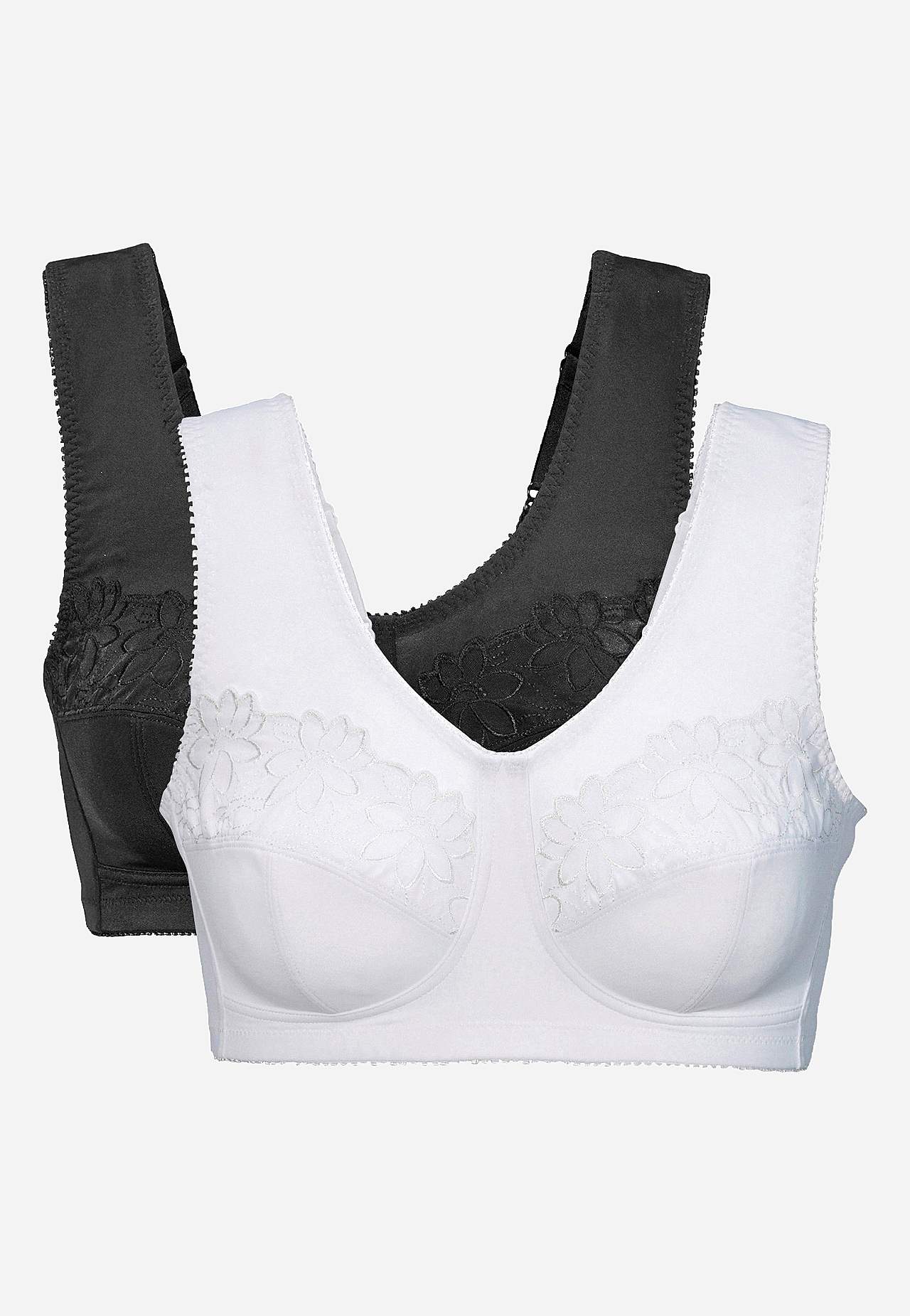 Soft-rintaliivi kirjailulla Lily 2 kpl/pakkaus tarjous